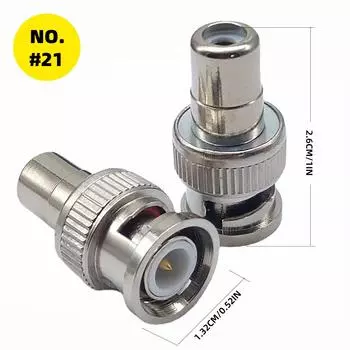 4 шт. коаксиальный адаптер BNC, беспаечный разъем RCA, разъем Q9 HD для видеонаблюдения, радиоантенны и видеоприложения