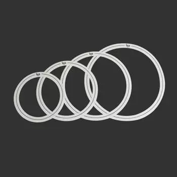 4 шт., кольца для барабанов, глушители для барабанов, профессиональные практичные детали Style B