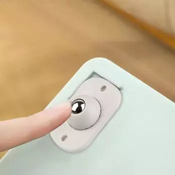 4 шт. Колеса для мебели из нержавеющей стали, самоклеящиеся, мебельные ролики, прочные, несущие универсальные колеса 4 Wheels