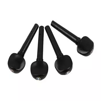 4 шт. колки для настройки струн скрипки черного дерева 44 сменные аксессуары для инструментов