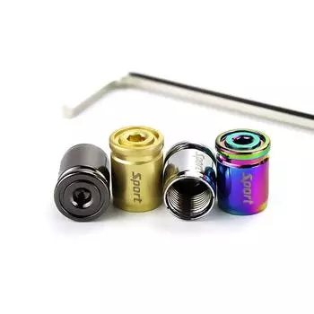 4 шт. колпачка штока клапана автомобильной шины, набор колпачков клапана Schrader, противоугонные крышки штока, универсальные автомобильные аксессуары для грузовиков чёрный