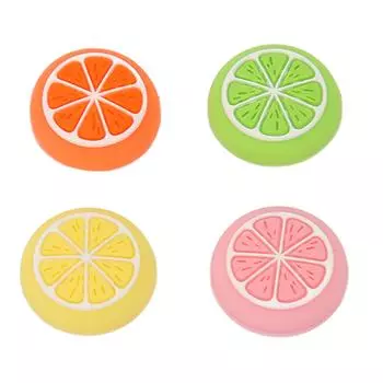 4 шт. колпачки для большого пальца для переключателя, мягкие силиконовые удобные колпачки для джойстика, колпачки для большого пальца для переключателя