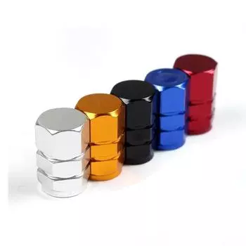 4 шт. колпачки для клапанов стержня шин, алюминиевые автомобильные пылезащитные колпачки, колпачки для воздушного клапана для стержня шин белый