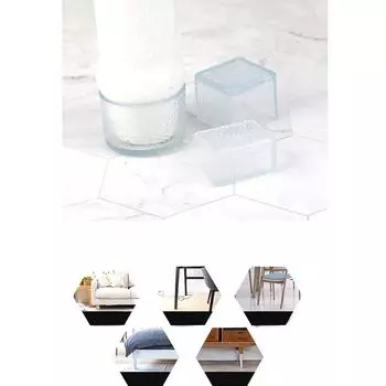 4 шт., колпачки для ножек стула, резиновые защитные накладки для ног, чехлы для мебели, носки 4pcs 16mm