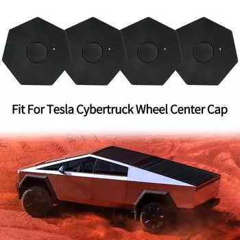 4 шт. колпачки для ступицы колеса для Tesla Cybertruck, полное покрытие, водонепроницаемые, антикоррозийные, ABS, центральные колпаки для колес, внешние аксессуары