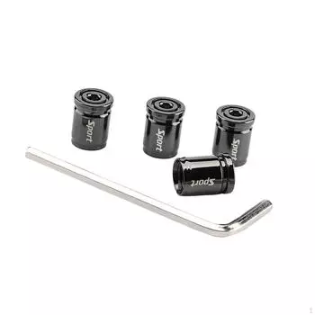 4 шт. колпачки для вентилей шин с резиновыми кольцами, прочные универсальные колпачки для автомобиля Colorful