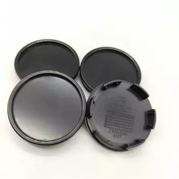 4 шт.. Колпачки ступицы колеса, 58 мм / 51 мм, черные