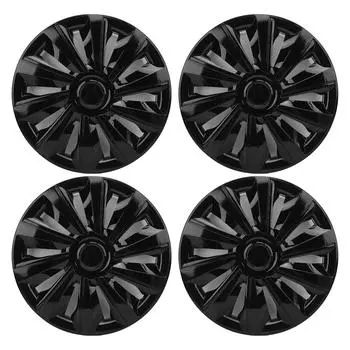 4 шт. колпачок ступицы колеса полная защита защелкивающийся устойчивый к царапинам универсальный подходит для любого 15 дюймов сталь