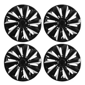 4 шт. колпак колеса крышка защелкивающаяся универсальная 15-дюймовая крышка обода колеса внешние аксессуары замена для