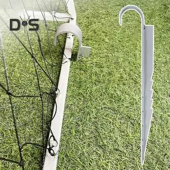 4 шт. колышек для батута, простая установка, металлические колышки, длина 330 мм, устойчивость к ветру и дождю, устойчивые к ржавчине колышки 4pcs