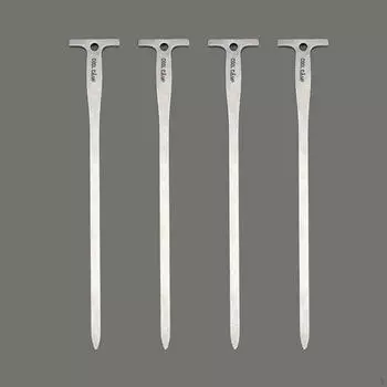 4 шт. колышки для палатки для кемпинга, устойчивые, практичные, металлические, легкие для