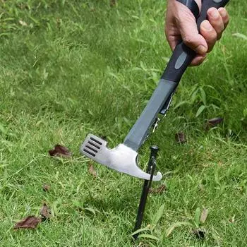 4 шт. колышки для палатки, кованые стальные колышки для палатки, прочные пляжные колышки для палатки 30 см с сумкой для хранения и молотком для кемпинга и пикника