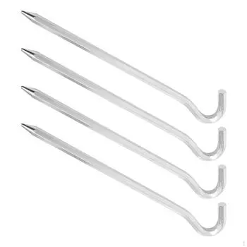 4 шт. колышки для палатки садовые колышки алюминиевый сплав кемпинговые гвозди наземное крепление для пикника