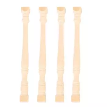 4 шт./компл. 1:12 кукольных миниатюрных деревянных римских колонн в виде колонны, мебель, игрушки