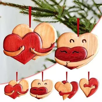 4 шт./компл. акриловый кулон для салона автомобиля Love Heart Party Decor ко Дню святого Валентина, подвески для сумок, сделай сам, поделки, подвесные украшения