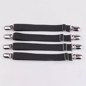 4 шт./компл. эластичная застежка для простыни, зажимы для простыни, ремень, регулируемый чехол для матраса, держатель для одеял