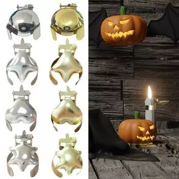 4 шт./компл. автоматический гаситель свечей металлический круглый гаситель пламени свечи в форме сердца и звезды G