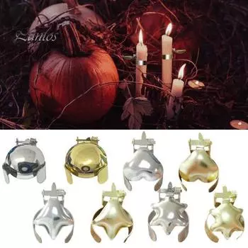 4 шт./компл. автоматический гаситель свечей, металлический круглый гаситель свечей в форме сердца и звезды, зажим для пламени, регулируемый гаситель свечей, аксессуары для свечей G