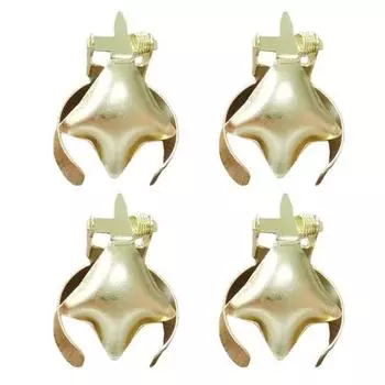 4 шт./компл. автоматический гаситель свечей металлический круглый гаситель пламени свечи в форме сердца и звезды A