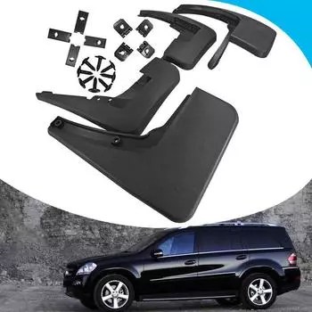 4 шт./компл. автомобильные брызговики для Mercedes Benz GL X164 350 450 550 2007 2008 2009 2010 2011 2012 Брызговики брызговики