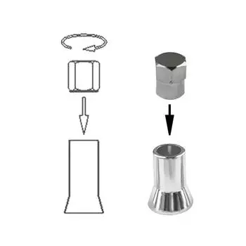 4 шт./компл. автомобильные хромированные TR413 колпачки штока клапана шины втулки колпачки колеса аксессуары для американских автомобилей грузовиков