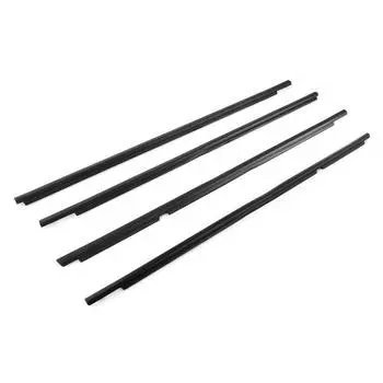 4 шт./компл. автомобильные резиновые ремни-уплотнители для левого и правого окна, молдинг, отделка, подходит для Toyota Corolla 2009-2012, автомобильные аксессуары