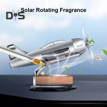 4 шт./компл., автомобильный освежитель воздуха на солнечной энергии, форма самолета, мини-автомобиль, духи, ароматерапия, авто, орнамент в виде самолета 2pcs