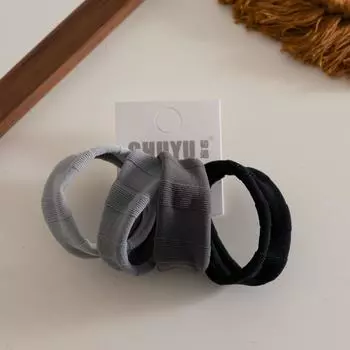 4 шт./компл. Бесшовные резинки для волос из полотенца, Высокоэластичные, Эластичные кольца для волос, Простой набор резинок для волос, Женские