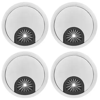 4 шт./компл. цинковый сплав компьютерный стол люверс кабель отверстие крышка органайзер для домашнего офиса