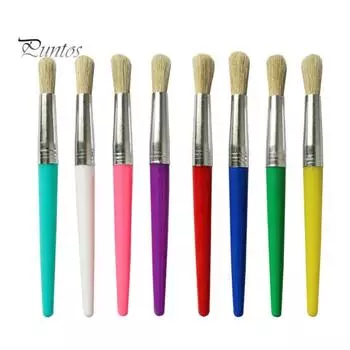 4 шт./компл. детская щетина для волос, кисть для рисования, масляная акриловая кисть для рисования, поставки