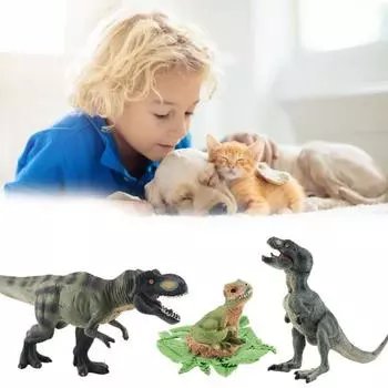 4 шт./компл. динозавр познавательная игрушка 4 этапа раннего образования недеформируемая забавная модель цикла роста детский подарок