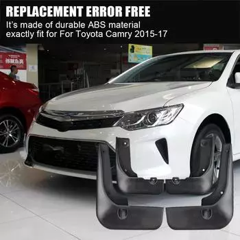 4 шт./компл. для Toyota Camry 2015 2016 2017 брызговики автомобильные аксессуары брызговики крыло передние задние брызговики чёрный