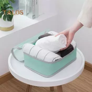 4 шт./компл., дорожная сумка для стирки, складная сумка для хранения вещей с ручкой, практичная портативная сумка, органайзер для багажа, аксессуары для улицы бежевый