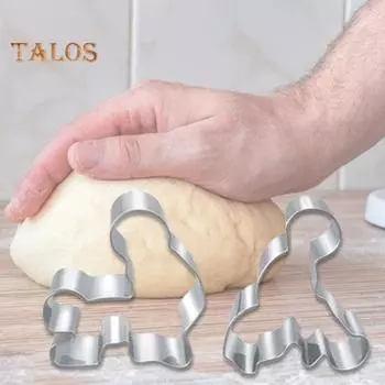 4 шт./компл. форма для печенья, антикоррозийная многоразовая серебряная цветная полезная форма для резки теста «сделай сам», для кухни