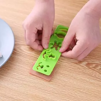4 шт./компл. форма для суши в форме мультфильма, детский инструмент для приготовления рисовых роллов с овощами, форма для сэндвичей, инструменты для приготовления детской еды