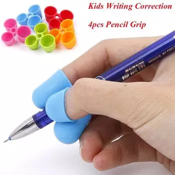 4 шт./компл., карандаш, вспомогательные средства для письма для детей, обучающихся держать ручку, правильная осанка для письма 1pc