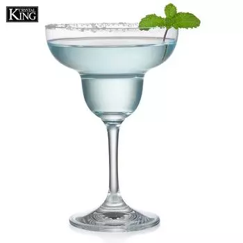 4 шт./компл. KING CRYSTAL, большие бокалы для маргариты, 11 унций, коктейльные бокалы с ножкой, хрустальная посуда для замороженной маргариты, мартини, смешивания коктейлей, классические