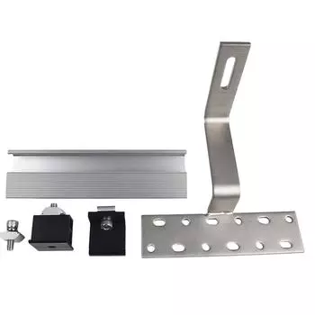 4 шт./компл. кронштейн для солнечной панели, регулируемый алюминиевый сплав