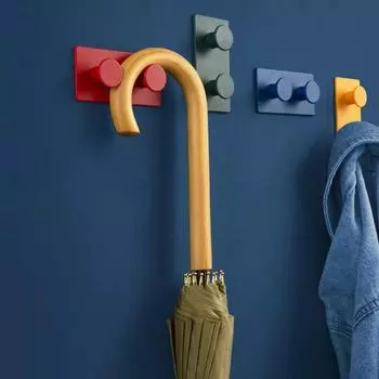 4 шт./компл., крючок для вешалки, настенный самоклеящийся держатель для ключей, держатель для пальто для гостиной, ванной комнаты, подвесной пластиковый органайзер