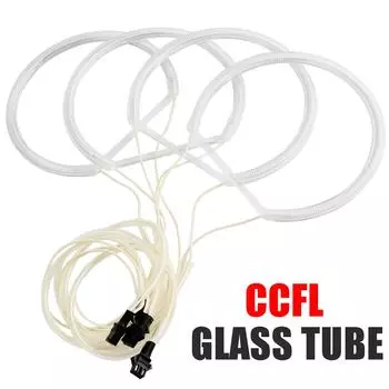 4 шт./компл. лампы фар 131 мм 146 мм CCFL светодиодные автомобильные ангельские глазки комплект ламп подходит для BMW 3 серии E46 93-03 тюнинг дневного света