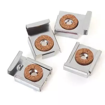 4 шт./компл. легко устанавливаемые квадратные прочные зеркальные зажимы для ванной комнаты, регулируемые для спальни