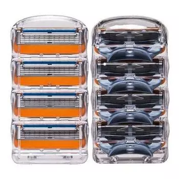 4 шт./компл. лезвия бритвы высокого качества, лезвия для бритья оранжевый