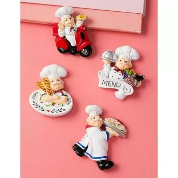 4 шт./компл. магнит на холодильник, декоративный магнит на холодильник, симпатичные домашние декоры, наклейки на холодильник для кухни, отеля, дома