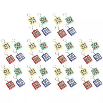 4 шт./компл. Мини-игрушка «Крестики-нолики» для маленьких игр, брелок, развивающие игрушки для детей