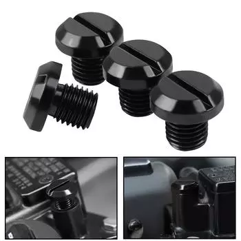 4 шт./компл. мотоциклетные ЧПУ алюминиевые M10 X 1,25 заглушки для зеркал заднего вида винты колпачки болты зеркала заднего вида 2pcs left hand