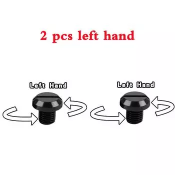 4 шт./компл. мотоциклетные ЧПУ алюминиевые M10 X 1,25 заглушки для зеркал заднего вида винты колпачки болты зеркала заднего вида 2pcs left hand