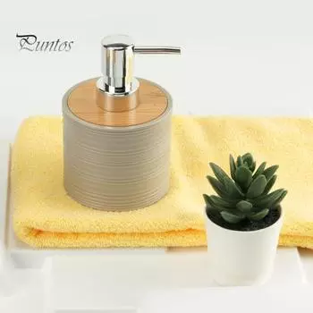 4 шт./компл. набор туалетных принадлежностей для ванной комнаты дозатор для мыла держатель для зубных щеток мыльница пластиковые бамбуковые аксессуары для ванной вино красного