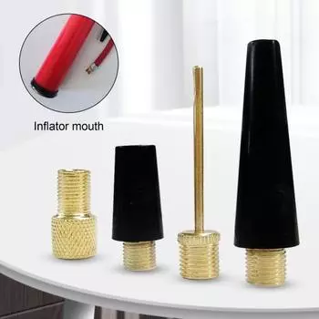 4 шт./компл. надувная насадка с длительным сроком службы, устойчивый к коррозии мини-шаровой насос, комплект для накачивания велосипеда 4