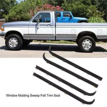 4 шт./компл. накладка на окно для Ford Mustang Ford Truck, накладка на окно E7TZ1521452A, снижение шума