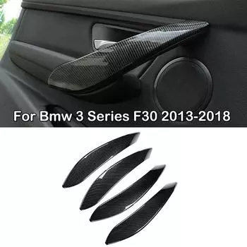 4 шт./компл., накладка на внутреннюю дверную ручку под карбон для Bmw 3 серии F30 2013-2018/4 серии F36 2015-2018